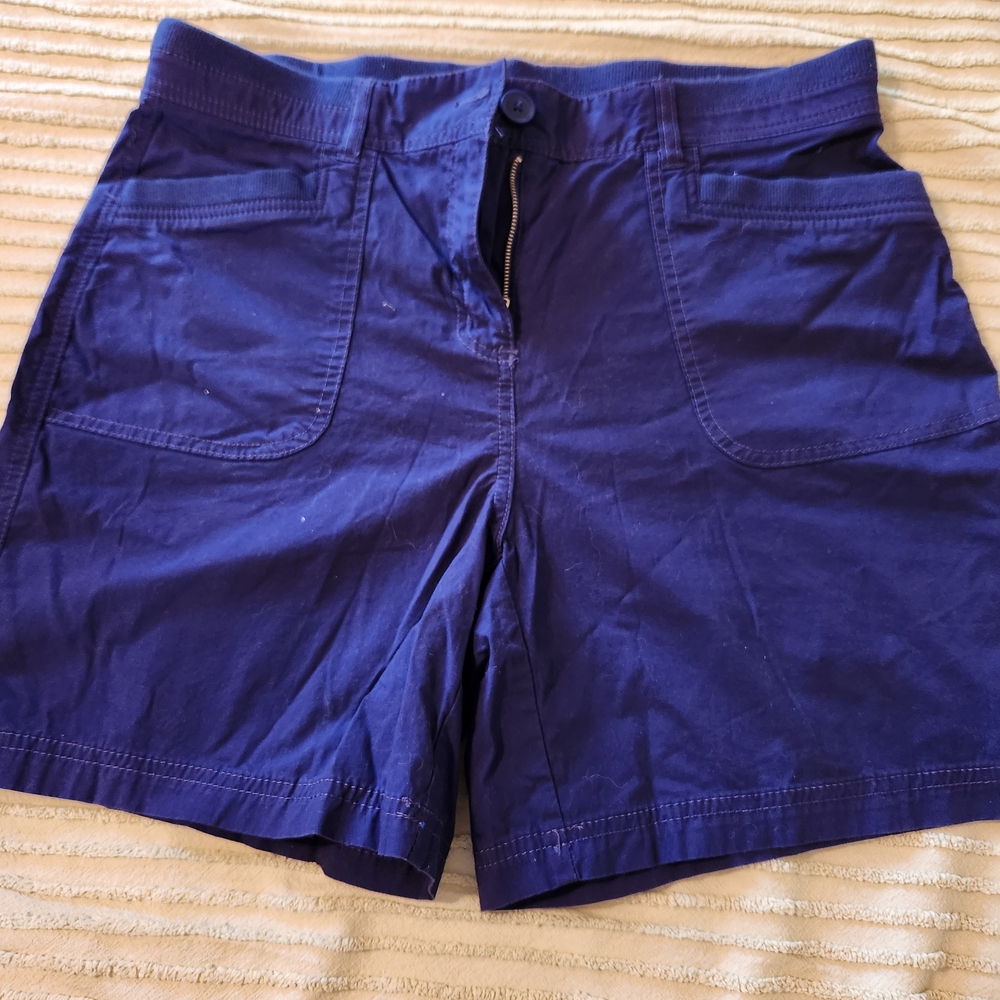 Women's Blue Casual Shorts